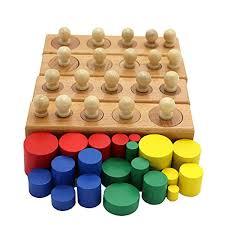 Geometry Block Montessori Sorting Stacking Fraction Board Puzzle Type J